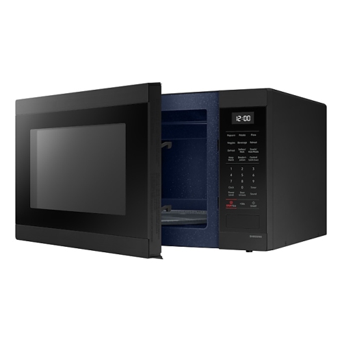 Four à micro-ondes de comptoir 1,9 pi³ de Samsung avec capteur de cuisson - Noir mat