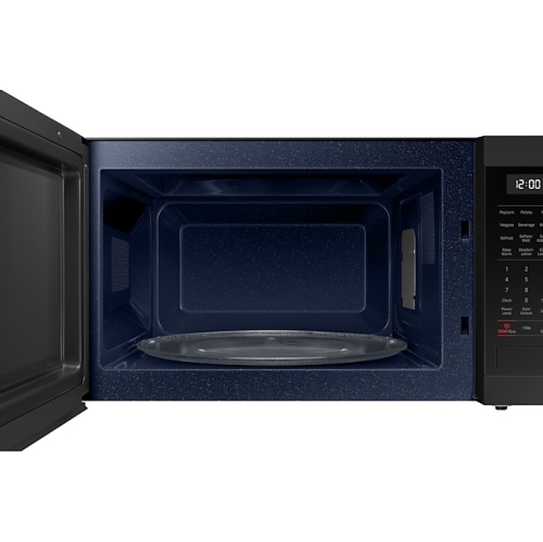 Four à micro-ondes de comptoir 1,9 pi³ de Samsung avec capteur de cuisson - Noir mat