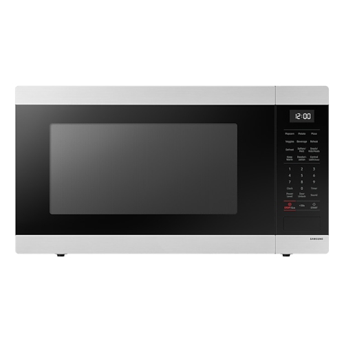 Four à micro-ondes de comptoir 1,9&nbsp;pi³ de Samsung avec capteur de cuisson - Acier inoxydable