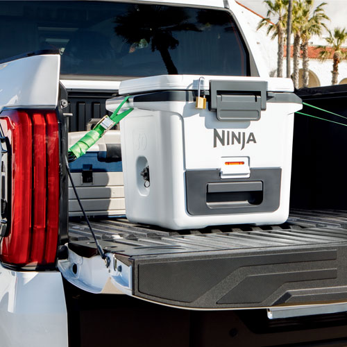 Ninja FrostVault Wheeled Cooler with Dry Zone - 29L - Cloud White