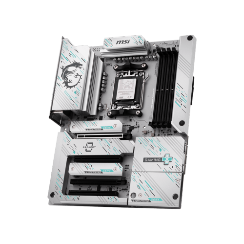 MSI B850 GAMING PLUS WIFI PZ, ATX, AM5 DDR5, Supports AMD Ryzen 9000/7000 Series Desktop Processor, 256GB