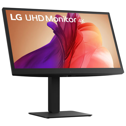 Moniteur DEL IPS Ultra HD 4K gris à gris 5 ms 60 Hz UltraFine 27 po de LG - Noir
