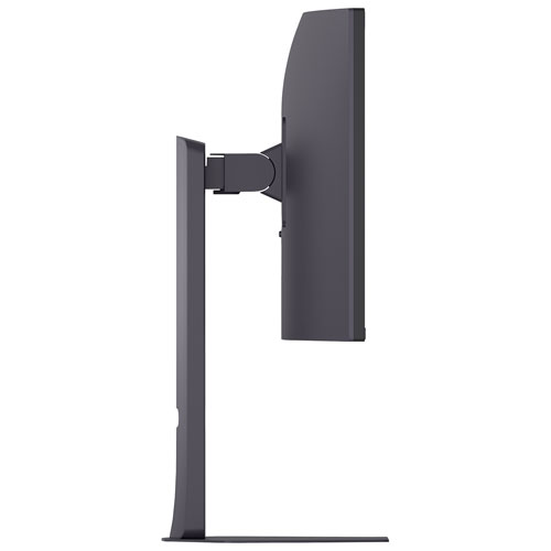 Moniteur de jeu incurvé DEL AV WQHD gris à gris 5 ms 160 Hz 34 po FreeSync de LG (34G600A-B) - Noir