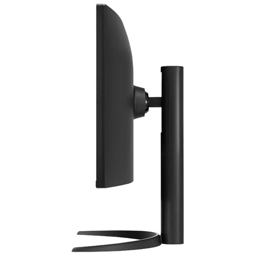 Moniteur incurvé DEL AV WQHD gris à gris 5 ms 100 Hz 34 po de LG - Noir