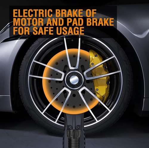 Ponceuse orbitale aléatoire 2,5 mm de MAXXT Electric 350 W Ponceuse orbitale électrique à fil avec papier abrasif pour le travail du bois