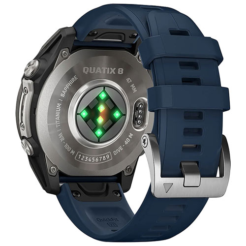 Garmin Quatix 8 AMOLED 51mm GPS Smartwatch - Captain Blue