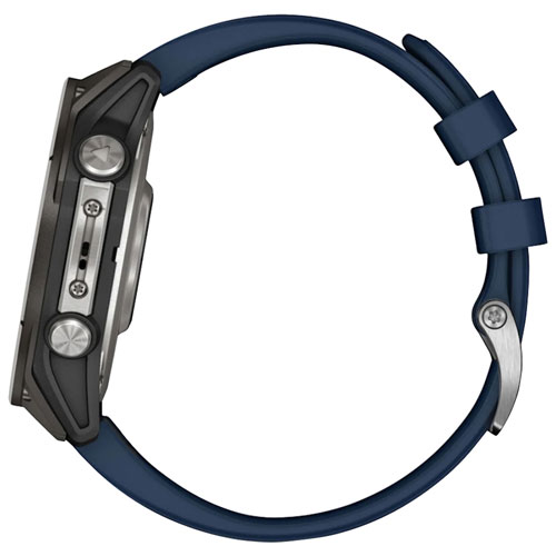 Montre intelligente GPS de 47 mm Quatix 8 AMOLED de Garmin - Bleu Captain