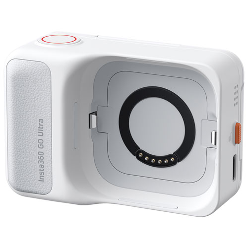 Caméra de sport étanche 4K 360° GO Ultra d'Insta360 - Blanc