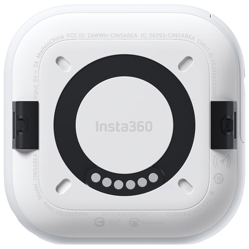 Caméra de sport étanche 4K 360° GO Ultra d'Insta360 - Blanc