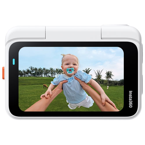 Caméra de sport étanche 4K 360° GO Ultra d'Insta360 - Blanc