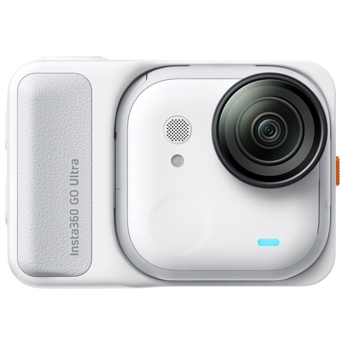Caméra de sport étanche 4K 360° GO Ultra d'Insta360 - Blanc