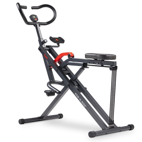 Machine à flexions des jambes assistée SMART Row-N-Ride Plus de Sunny Health & Fitness - NON. 077 PLUS INTELLIGENT