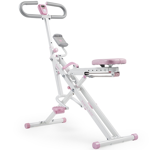 Sunny Health & Fitness SMART Upright Row-N-Ride Exerciser in Pink