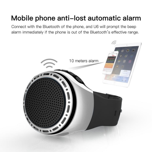 Wearable Portable Waterproof Bluetooth Speaker Watch Clip Speaker MP3 Player Handsfree Clear Call Speakerphone,Selfie for Working, Running, Cycling