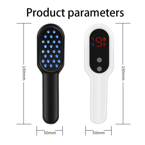 Electric Hair Growth Comb Infrared Laser Hair Care Style Anti-Hair Loss Red Blue Light Relaxation Treatment Head Massager Hairbrush