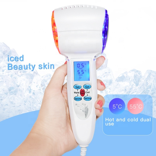 Facial Lifting Massager, Hot and Cold Hammer Face Beauty Equipment Tighten Lifting Skin Rejuvenation Soothing Massager Skin Care tool