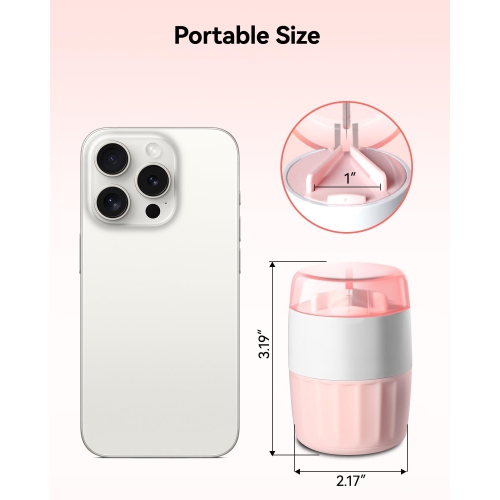 Pill Crusher Fine Powder - Portable Pill Cutter and Crusher with Stainless Steel Grinding Pestle, for Elderly and Pets