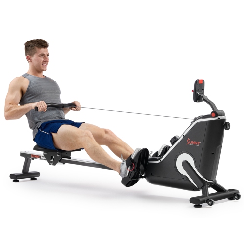 Sunny Health & Fitness Corezy Smart Magnetic Rowing Machine - SF-RW523043