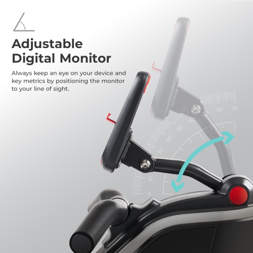 Sunny Health & Fitness Corezy Smart Magnetic Rowing Machine - SF-RW523043