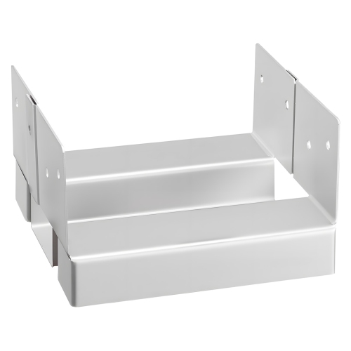 VEVOR 6x6 Post Base 10 Pcs, Inner Size 5.49x5.57inch/139.5x141.5mm Concrete Post Anchor, Heavy-Duty Zinc-Plated Carbon Steel Posts Brackets with 1