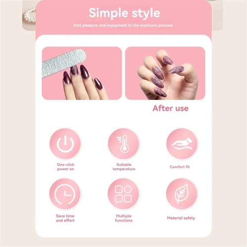 Electric Nail Soaking Bowl Faster Soak Off Gel Nail Polish Remover Bowl Heated Manicure Bowl