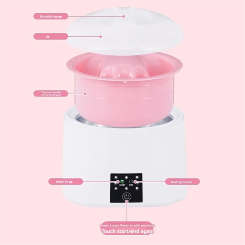 Electric Nail Soaking Bowl Faster Soak Off Gel Nail Polish Remover Bowl Heated Manicure Bowl