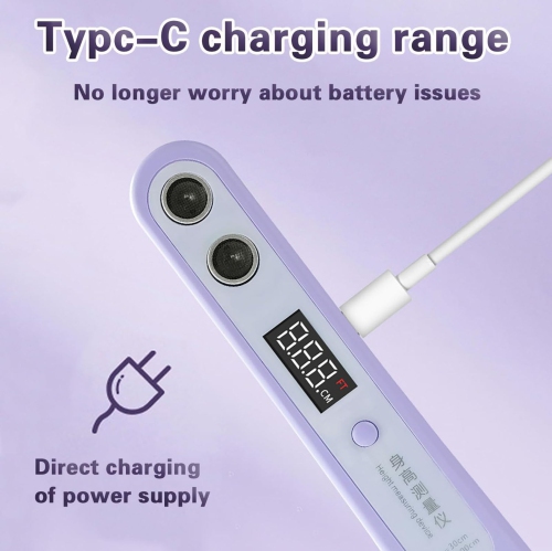 Highly Accurate Smart Body Height Stadiometer Wireless Wall Portable Design with LCD Display for Height Tracking