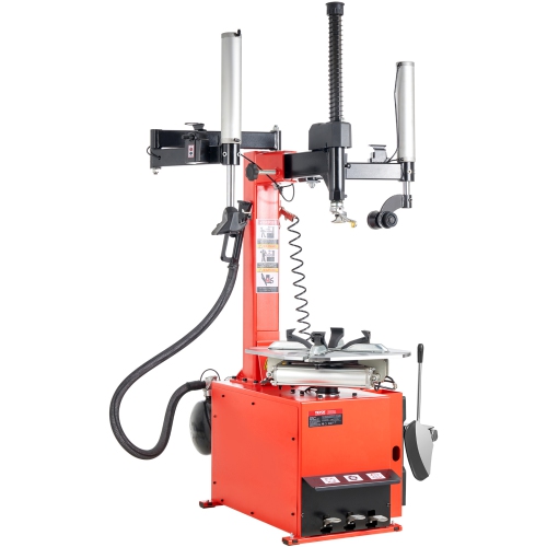 VEVOR 1.5HP Tire Changer Machine, Copper Motor, Durable with Air Pressure Gauge & Pneumatic Assist Arm, Pedal Operated Changer with Thickened Chuck,