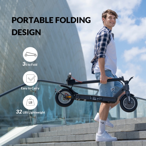 5TH WHEEL Ultimate Commuter Electric Scooter for Adults - Safe, Long Range & Foldable