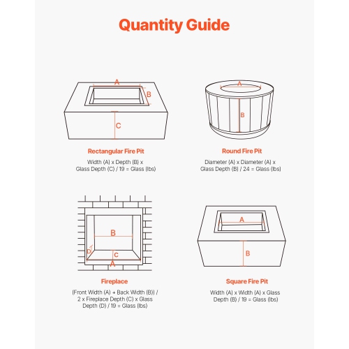 VEVOR 20LBS/9KG Fire Glass, High-Temperature Resistant Fireplace Rocks, 1/2In/12.7mm Reflective & Smokeless Firepit Glass Rock, Stone Landscaping for