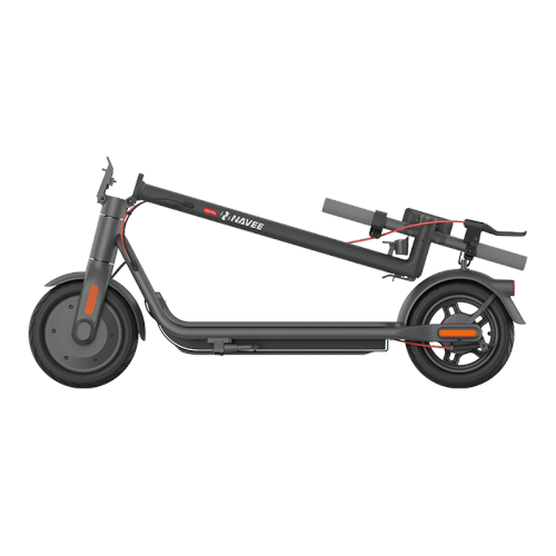 Refurbished Excellent - NAVEE V25 Pro Electric Scooter w/15.5 mi Max Operating Range & 18.6 mph Max Speed - Black