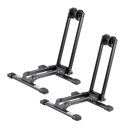 VEVOR  2 Pack Bike Racks, Fits 20 to 29 Inch Mountain & Road Bikes, Alloy Steel Rust-Resistant Bike Floor Stand Rack, Foldable Bicycle Stand For