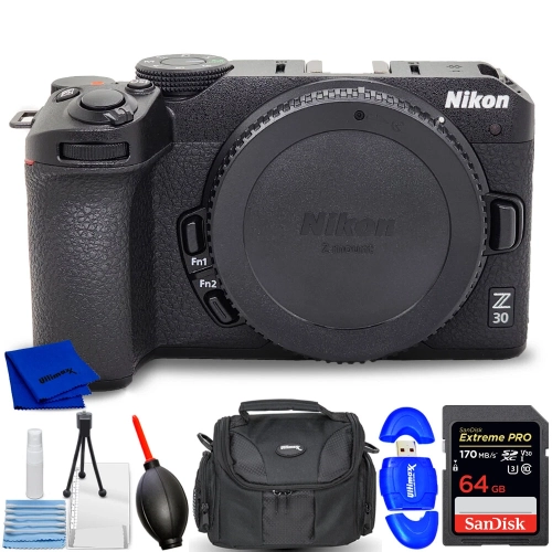 Appareil photo sans miroir Z30 de Nikon 1737 - Ensemble de 7 accessoires