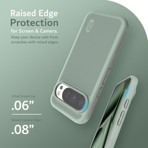 Étui MergeGrip de TUDIA pour Pixel 10 de Google et étui pour Pixel 10 Pro 2025 - Lys verts