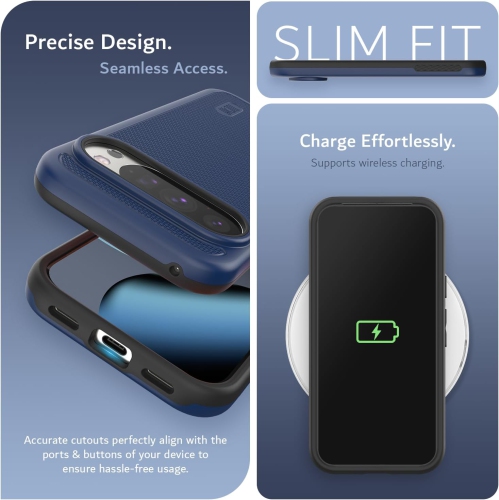 Étui MergeGrip de TUDIA pour Pixel 10 de Google et étui pour Pixel 10 Pro 2025 - Indigo