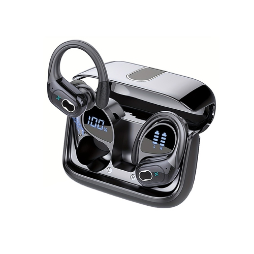 Wireless Earbuds Bluetooth Headphone Sport,Bluetooth Earbuds Stereo Over Ear Bud with Earhooks Noise Cancelling Mic,Bone Conduction Earphone for