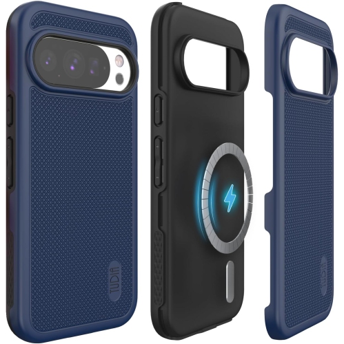 Étui MergeGrip de TUDIA pour Pixel 10 de Google et étui 10 Pro 2025 compatible avec MagSafe - Indigo