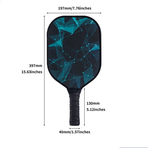 Pickleball Paddles, Fiberglass Surface& Polypropylene Honeycomb Core Pickleball Set, Pickleball Paddles Set for Men Women