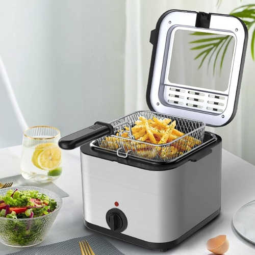 Friteuse, machine à frites, friteuse domestique, mini friteuse multifonction, poulet frit en bâtonnet de pâte frit, 2,5&nbsp;L