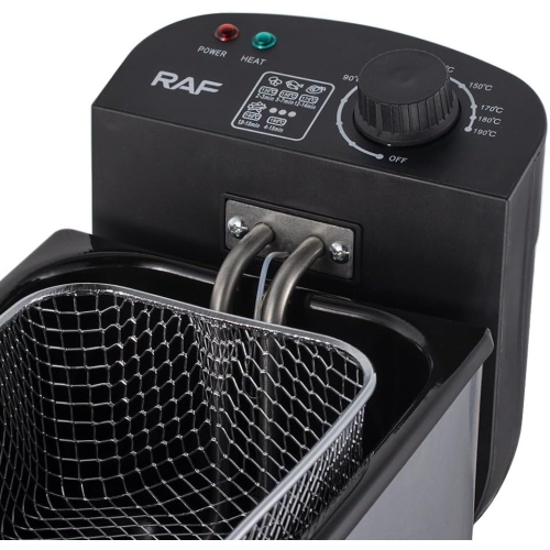 Electric Fryer, Tabletop Fryer, 3L, Commercial Use, Home Fryer, 110 V, Safe and Energy Saving, Home Use, Tabletop Fryer, Silver [Overheating