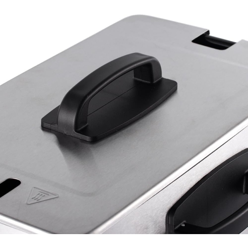 Electric Fryer, Tabletop Fryer, 3L, Commercial Use, Home Fryer, 110 V, Safe and Energy Saving, Home Use, Tabletop Fryer, Silver [Overheating