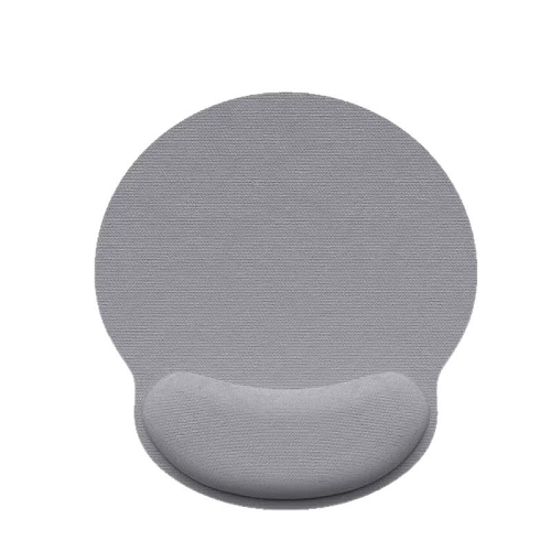GREEN SCENIC  Wrist Mouse Pad, Wrist Pad, Thick Non-Slip Memory Foam Solid Color Three-Dimensional Office Comfortable Mouse Pad - In Gray