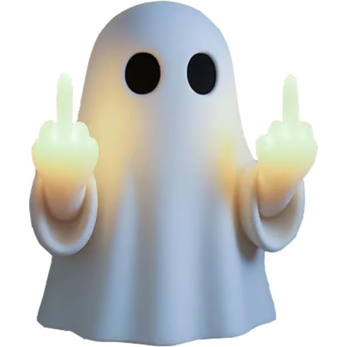 CHSSHA00  Halloween Cute Ghost Statues, Mini Halloween Ghost Statues, Suitable for Home Desk Party Decoration