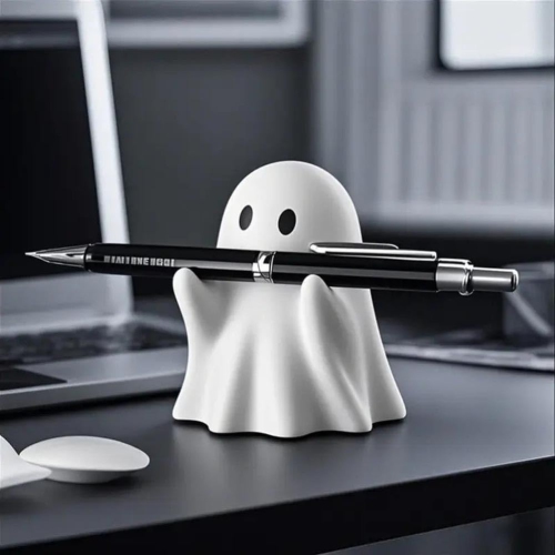 Halloween cute ghost statues, mini Halloween ghost statues, suitable for home desk party decoration