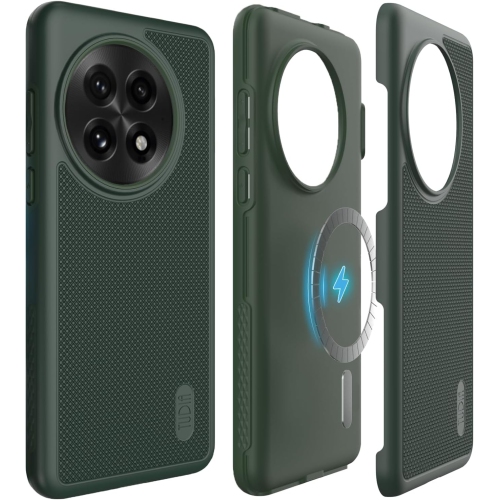 TUDIA MergeGrip for OnePlus 13 Case 5G 2025 MagSafe Compatible - Pine Green