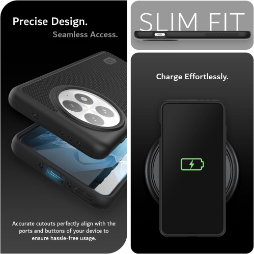 TUDIA MergeGrip for OnePlus 13 Case 5G 2025 MagSafe Compatible - Black