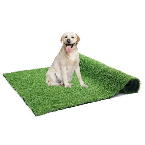 Famapy Premium Artificial Grass Turf – 13.1FT x 6.6FT Synthetic Lawn Rug, Fire & UV Resistant, Eco-Friendly, Pet-Safe, No Watering or Mowing Needed​