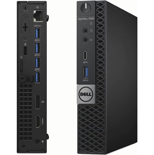 Dell OptiPlex 7050 Micro Desktop - Intel Core i7-7700T, 16GB Memory, 256GB SSD, Win 10 Pro by DELL - Refurbished condition - Image 2