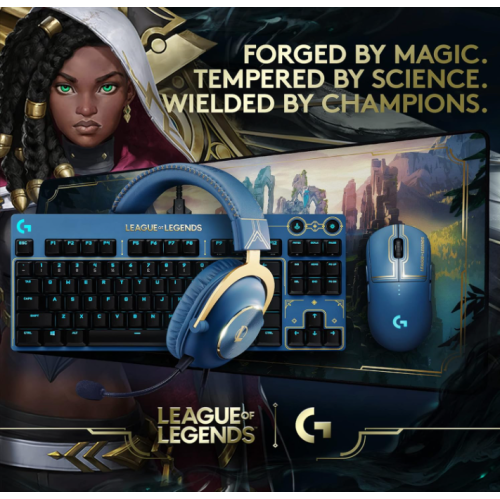 Refurbished - Logitech G PRO Wireless Gaming Mouse - Lightspeed, Hero 25K Sensor, 25,600 DPI, RGB, 4-8 Customizable Buttons (910-006449)