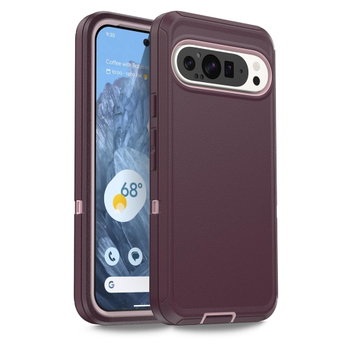 Étui pour Google Pixel 10/10 Pro 5G, robuste antichoc, hermétique à la poussière, robuste et protecteur 3-en-1, protecteur pour Pixel 10/10 Pro 5G